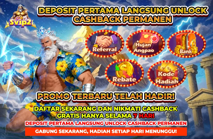 DEPOSIT PERTAMA LANGSUNG UNLOCK CASHBACK PERMANEN