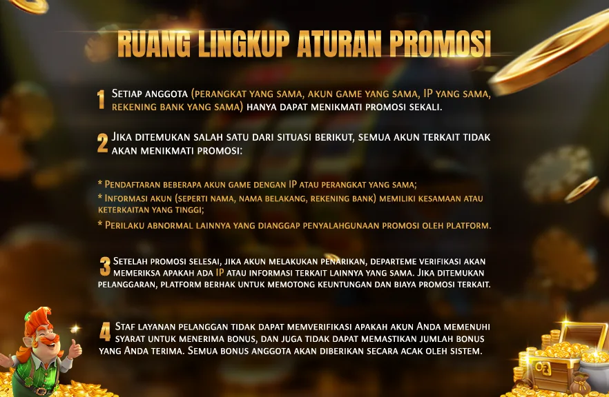 RUANG LINGKUP ATURAN PROMOSI